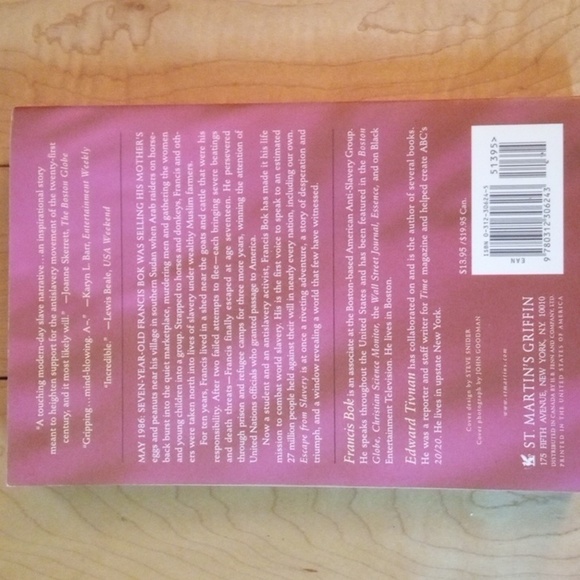 Book Escape from Slavery by Francis Bok - Picture 2 of 2
